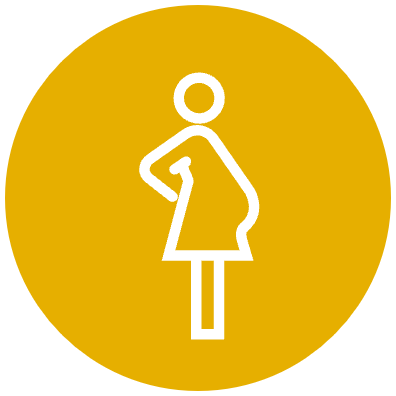 icon of a pregnant person